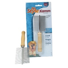 2396 TRIXIE Расческа с деревянной ручкой, 18см 2396 TRIXIE Расческа с деревянной ручкой, 18см