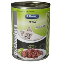 Dr.Clauder's Доктор Клаудерс Консервы для кошек кусочки в соусе с дичью, 415 г Dr.Clauder's Доктор Клаудерс Консервы для кошек кусочки в соусе с дичью, 415 г