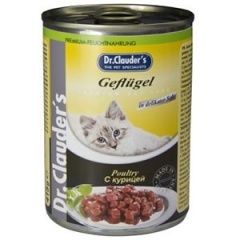 Dr.Clauder's Доктор Клаудерс Консервы для кошек кусочки в соусе с курицей, 415 г Dr.Clauder's Доктор Клаудерс Консервы для кошек кусочки в соусе с курицей, 415 г