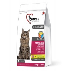 1ST CHOICE Sterilized GF Фёст Чойс беззерновой для стерилизованных кошек с курицей и бататом 1ST CHOICE Sterilized GF Фёст Чойс беззерновой для стерилизованных кошек с курицей и бататом