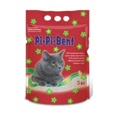 PI-PI-BENT Fresh Sensation Пи-Пи Бент Комкующийся наполнитель Сенсация свежести, в пакете, 10 кг PI-PI-BENT Fresh Sensation Пи-Пи Бент Комкующийся наполнитель Сенсация свежести, в пакете, 10 кг