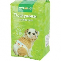 DP04 TRIOL Подгузники L для собак весом 15-22 кг/ 10 шт DP04 TRIOL Подгузники L для собак весом 15-22 кг/ 10 шт