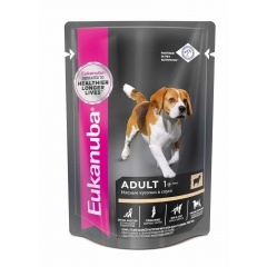 Eukanuba Dog Adult - Эукануба Консервы для собак с ягненком в соусе, 100 гр Eukanuba Dog Adult - Эукануба Консервы для собак с ягненком в соусе, 100 гр