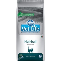 FARMINA Vet Life Cat Hairball ФАРМИНА Диета для кошек выведение шерстяных комочков FARMINA Vet Life Cat Hairball ФАРМИНА Диета для кошек выведение шерстяных комочков