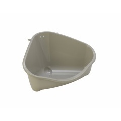 24698/R300-330 MODERNA Pets Corner Tray Large Туалет для грызунов 49х34,6х26см теплый серый 24698/R300-330 MODERNA Pets Corner Tray Large Туалет для грызунов 49х34,6х26см теплый серый