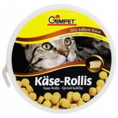 GIMPET Kase-Rollis Витамины для кошек сырные ролики 400 шт GIMPET Kase-Rollis Витамины для кошек сырные ролики 400 шт