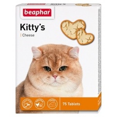 Beaphar Kitty's + Cheese Витаминное лакомство для кошек с сыром, 180 шт Beaphar Kitty's + Cheese Витаминное лакомство для кошек с сыром, 180 шт
