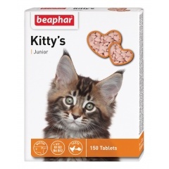Beaphar Kitty's Junior с биотином для котят, 150 шт Beaphar Kitty's Junior с биотином для котят, 150 шт