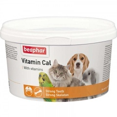 Beaphar Vitamin Cal Кормовая добавка для кошек, собак, грызунов и птиц, 250 гр Beaphar Vitamin Cal Кормовая добавка для кошек, собак, грызунов и птиц, 250 гр