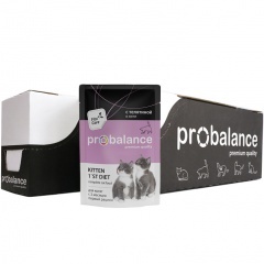 Probalance Kitten 1'st Diet Консервированный корм для котят с телятиной в желе 85 гр, уп. 28 шт Probalance Kitten 1'st Diet Консервированный корм для котят с телятиной в желе 85 гр, уп. 28 шт