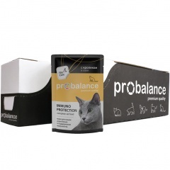 Probalance Immuno Protection Консервированный корм для кошек защита иммунитета, с кроликом в соусе, 85 гр, уп. 28 шт Probalance Immuno Protection Консервированный корм для кошек защита иммунитета, с кроликом в соусе, 85 гр, уп. 28 шт
