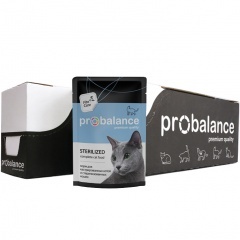 ProBalance Sterilized Консервированный корм для стерилизованных кошек и кастрированных котов, 85 гр, уп. 28 шт ProBalance Sterilized Консервированный корм для стерилизованных кошек и кастрированных котов, 85 гр, уп. 28 шт