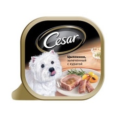 Корм "Cesar" для взрослых собак мелких пород, цыпленок запеченный с курагой, 100 гр Корм "Cesar" для взрослых собак мелких пород, цыпленок запеченный с курагой, 100 гр