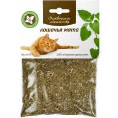 Деревенские лакомства для кошек Кошачья мята 15 гр Деревенские лакомства для кошек Кошачья мята 15 гр