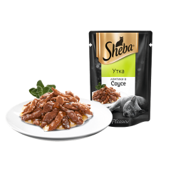 Sheba - Шеба паучи для кошек ломтики в соусе утка 75 гр Sheba - Шеба паучи для кошек ломтики в соусе утка 75 гр