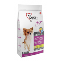 1ST CHOICE Adult Toy&Small Breeds Фест Чойс для собак декоративных и мелких пород с чувствительной кожей и шерстью с ягнёнком, рыбой и рисом 1ST CHOICE Adult Toy&Small Breeds Фест Чойс для собак декоративных и мелких пород с чувствительной кожей и шерстью с ягнёнком, рыбой и рисом