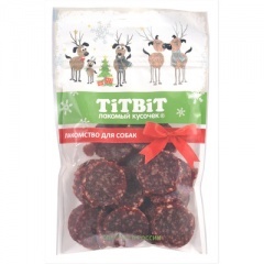 TiTBiT новогодняя коллекция Нарезка Бергамо для собак, 80 гр TiTBiT новогодняя коллекция Нарезка Бергамо для собак, 80 гр