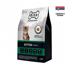 GINA Kitten Chicken - Джина сухой корм для котят с курицей 18 кг (Сербия) GINA Kitten Chicken - Джина сухой корм для котят с курицей 18 кг (Сербия)
