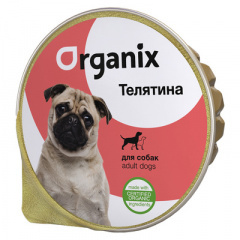 ORGANIX Органикс Консервы для собак c телятиной, 125 гр, ламистер ORGANIX Органикс Консервы для собак c телятиной, 125 гр, ламистер