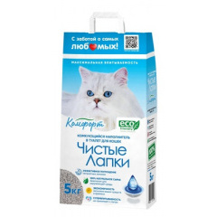 Чистые лапки Комфорт комкующийся Чистые лапки Комфорт комкующийся