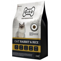 Gina Cat Rabbit & Rice - Джина сухой корм для кошек с кроликом и рисом 18 кг (Сербия) Gina Cat Rabbit & Rice - Джина сухой корм для кошек с кроликом и рисом 18 кг (Сербия)