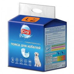 Cliny пояса для кобелей размер L 9 шт Cliny пояса для кобелей размер L 9 шт