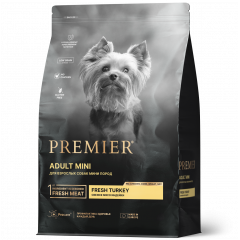 PREMIER Adult Mini Turkey - Премьер корм для взрослых собак мелких пород с нормальной активностью, чувствительным пищеварением или склонных к аллергии с индейкой PREMIER Adult Mini Turkey - Премьер корм для взрослых собак мелких пород с нормальной активностью, чувствительным пищеварением или склонных к аллергии с индейкой