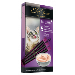 EDEL FOR CAT Лакомство Эдель Кэт Крем-суп сливочный йогурт с Индейкой для кошек 15г х 5шт EDEL FOR CAT Лакомство Эдель Кэт Крем-суп сливочный йогурт с Индейкой для кошек 15г х 5шт