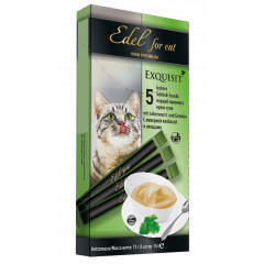 EDEL FOR CAT Лакомство Эдель Кэт Крем-суп с Ливерной колбасой и овощами для кошек 15г х 5шт EDEL FOR CAT Лакомство Эдель Кэт Крем-суп с Ливерной колбасой и овощами для кошек 15г х 5шт