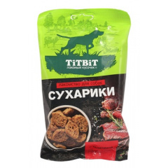 TiTBiT сухарики с телятиной, лакомство для собак TiTBiT сухарики с телятиной, лакомство для собак