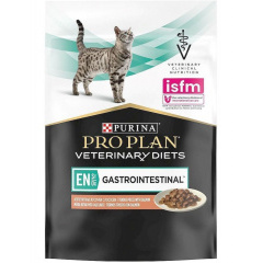 Purina Pro Plan EN GASTROINTESTINAL - Пурина паучи для кошек при лечении ЖКТ, кусочки в желе с лососем, 85 гр Purina Pro Plan EN GASTROINTESTINAL - Пурина паучи для кошек при лечении ЖКТ, кусочки в желе с лососем, 85 гр