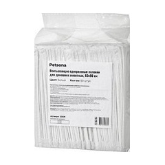 Petsona Extra Пеленки гелевые c суперабсорбентом 60*90см 5шт Petsona Extra Пеленки гелевые c суперабсорбентом 60*90см 5шт