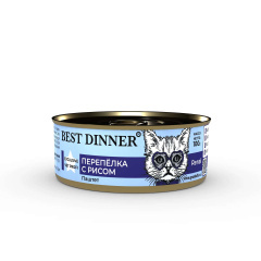 Best Dinner Exclusive Vet Profi Renal Бест Диннер Вет Профи ренал паштет для кошек Перепелка с рисом Best Dinner Exclusive Vet Profi Renal Бест Диннер Вет Профи ренал паштет для кошек Перепелка с рисом