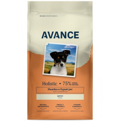 AVANCE holistic Эванс холистик полнорационный сухой корм для щенков с индейкой и бурым рисом AVANCE holistic Эванс холистик полнорационный сухой корм для щенков с индейкой и бурым рисом