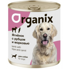 ORGANIX Органикс Консервы для собак ягненок с рубцом и морковью ORGANIX Органикс Консервы для собак ягненок с рубцом и морковью