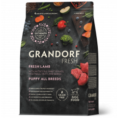 GRANDORF FRESH Грандорф Фрэш для щенков всех пород свежее мясо ягненка с бататом GRANDORF FRESH Грандорф Фрэш для щенков всех пород свежее мясо ягненка с бататом