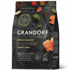 GRANDORF FRESH Грандорф Фрэш для собак мелких пород свежее филе лосося с бататом GRANDORF FRESH Грандорф Фрэш для собак мелких пород свежее филе лосося с бататом