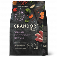 GRANDORF FRESH Грандорф Фрэш для собак мелких пород свежее мясо утки с бататом GRANDORF FRESH Грандорф Фрэш для собак мелких пород свежее мясо утки с бататом