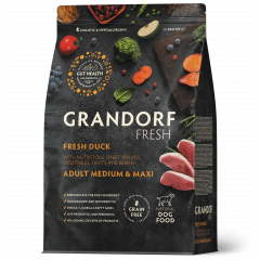 GRANDORF FRESH Грандорф Фрэш для собак средних и крупных пород свежее мясо утки с бататом GRANDORF FRESH Грандорф Фрэш для собак средних и крупных пород свежее мясо утки с бататом