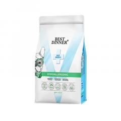 Best Dinner Vet Profi Hypoallergenic Полнорационный диетический сухой корм при пищевой аллергии и непереносимости у взрослых собак всех пород Best Dinner Vet Profi Hypoallergenic Полнорационный диетический сухой корм при пищевой аллергии и непереносимости у взрослых собак всех пород