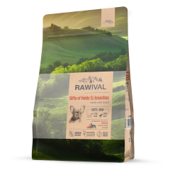 RAWIVAL Рэвайвал Gifts of Fields & Branches сухой полнорационный корм для щенков карликовых и мелких пород ягненок с перепелом RAWIVAL Рэвайвал Gifts of Fields & Branches сухой полнорационный корм для щенков карликовых и мелких пород ягненок с перепелом