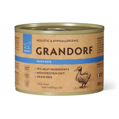 GRANDORF Консервы для собак паштет из утки 200 гр GRANDORF Консервы для собак паштет из утки 200 гр