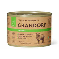 GRANDORF Консервы для собак паштет из ягненка 200 гр GRANDORF Консервы для собак паштет из ягненка 200 гр