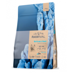 RAWIVAL Рэвайвал North Sea’s Finest с лососем и сельдью сухой корм для взрослых собак карликовых и мелких пород RAWIVAL Рэвайвал North Sea’s Finest с лососем и сельдью сухой корм для взрослых собак карликовых и мелких пород
