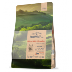 RAWIVAL Рэвайвал Gifts of Fields&Branches с ягненком и перепелом сухой корм для взрослых собак карликовых и мелких пород RAWIVAL Рэвайвал Gifts of Fields&Branches с ягненком и перепелом сухой корм для взрослых собак карликовых и мелких пород