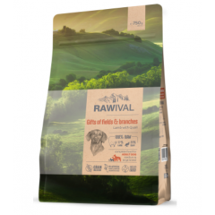 RAWIVAL Рэвайвал Gifts of Fields&Branches с ягненком и перепелом сухой корм для взрослых собак средних и крупных пород RAWIVAL Рэвайвал Gifts of Fields&Branches с ягненком и перепелом сухой корм для взрослых собак средних и крупных пород