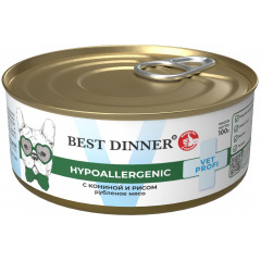 Best Dinner Exclusive Vet Profi Hypoallergenic Бест Диннер Вет Профи ипоаллердженик корм для взрослых собак и щенков при пищевой аллергии С кониной и рисом100 гр Best Dinner Exclusive Vet Profi Hypoallergenic Бест Диннер Вет Профи ипоаллердженик корм для взрослых собак и щенков при пищевой аллергии С кониной и рисом100 гр