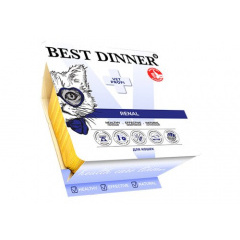 Best Dinner Exclusive Vet Profi Renal Бест Диннер Вет Профи Ренал с ягненком паштет для кошек при заболевании почек 100 гр Best Dinner Exclusive Vet Profi Renal Бест Диннер Вет Профи Ренал с ягненком паштет для кошек при заболевании почек 100 гр