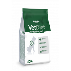 AlphaPet VET DIET HYPOALLERGENIC АльфаПет Ветдиет Гипоаллердженик сухой корм для собак при пищевой аллергии и непереносимости ингредиентов AlphaPet VET DIET HYPOALLERGENIC АльфаПет Ветдиет Гипоаллердженик сухой корм для собак при пищевой аллергии и непереносимости ингредиентов