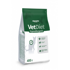 AlphaPet VET DIET HYPOALLERGENIC АльфаПет Ветдиет Гипоаллердженик сухой корм для кошек при пищевой аллергии и непереносимости ингредиентов AlphaPet VET DIET HYPOALLERGENIC АльфаПет Ветдиет Гипоаллердженик сухой корм для кошек при пищевой аллергии и непереносимости ингредиентов
